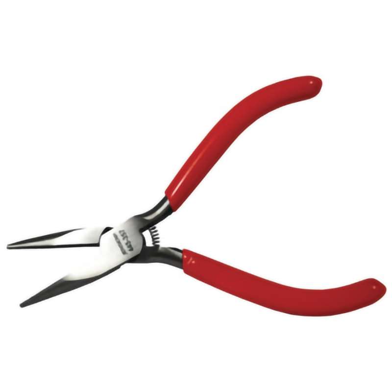 Pliers, Miniature, Chain Nose, Serrated, 4-7/8" OAL